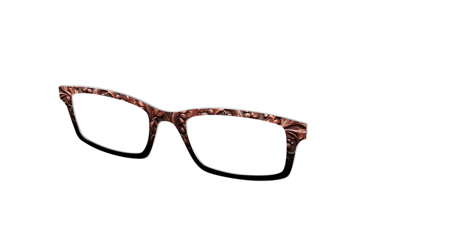 The Intricate Wood Carvings - Angle Top Image - Pair Eyewear