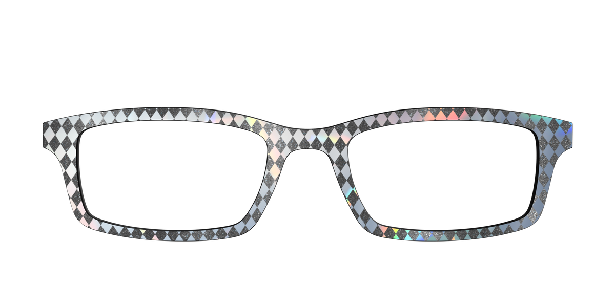 The Iridescent Argyle - Front Top Image - Pair Eyewear