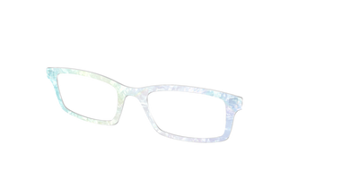 The Iridescent Pearl Marble Crystal - Angle Top Thumbnail - Pair Eyewear