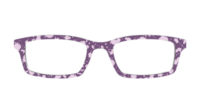 The Lavender Splatter - Front Top Thumbnail - Pair Eyewear