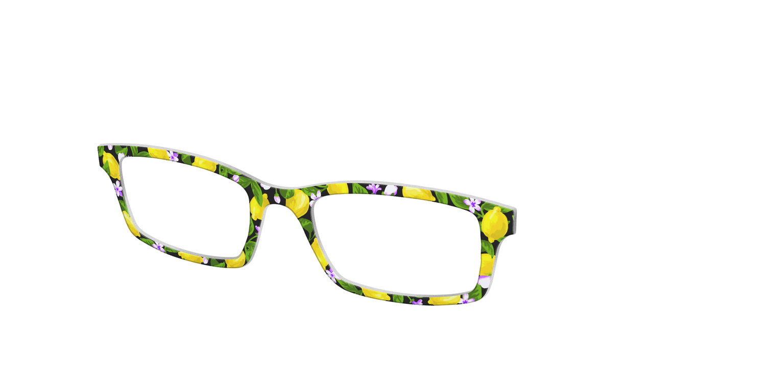The Lemon Zest - Angle Top Image - Pair Eyewear