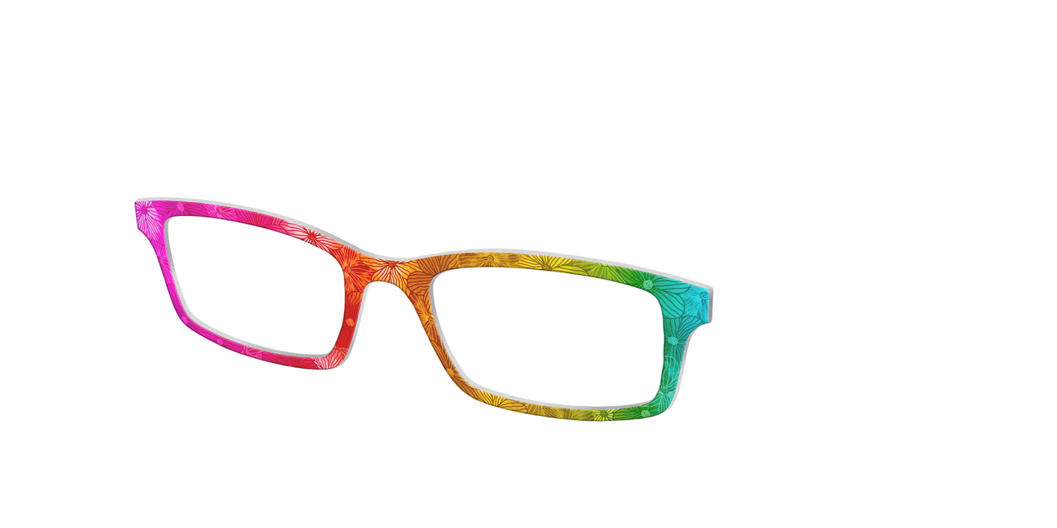 The Luau Floral - Angle Top Image - Pair Eyewear