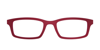 The Matte Burgundy - Front Top Thumbnail - Pair Eyewear