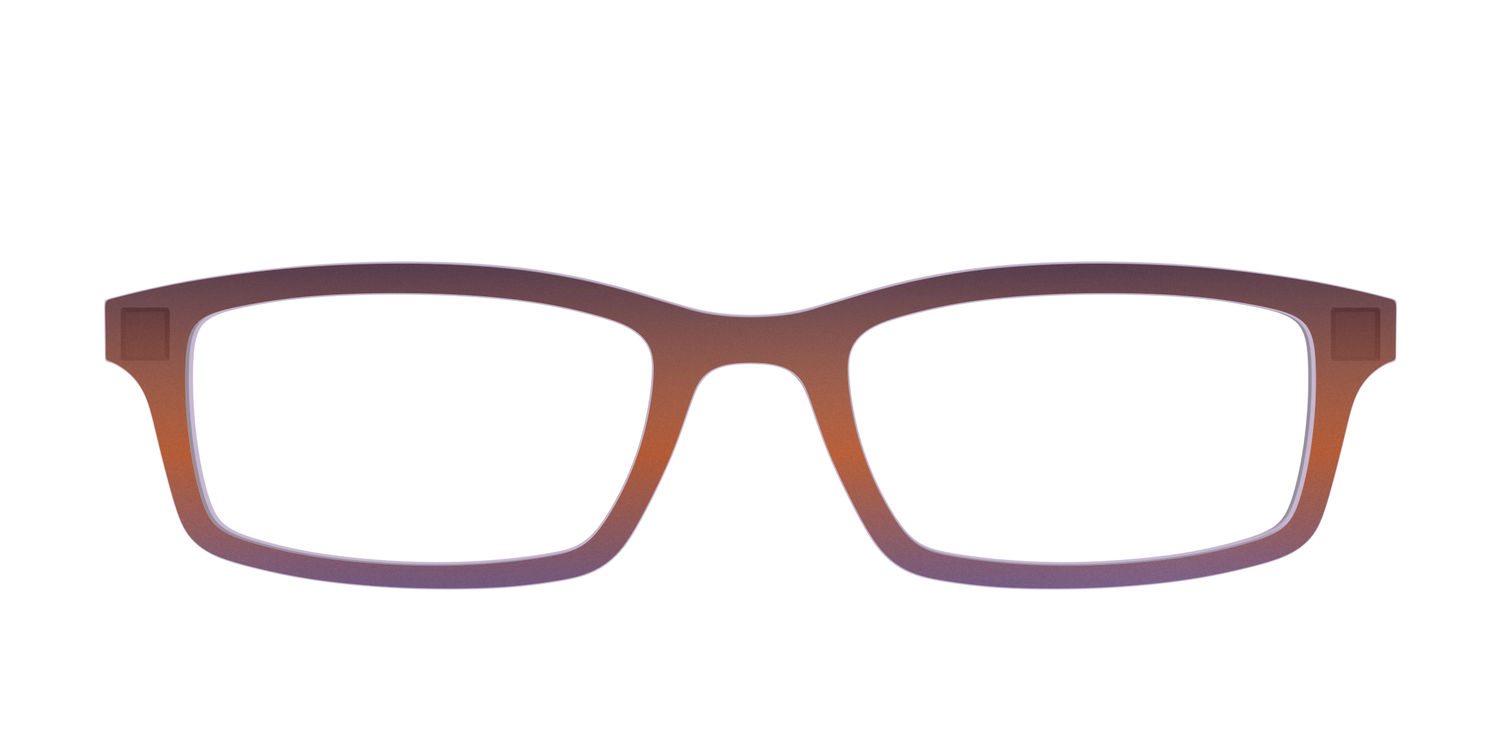 The Matte Midnight to Violet Gradient - Front Top Image - Pair Eyewear