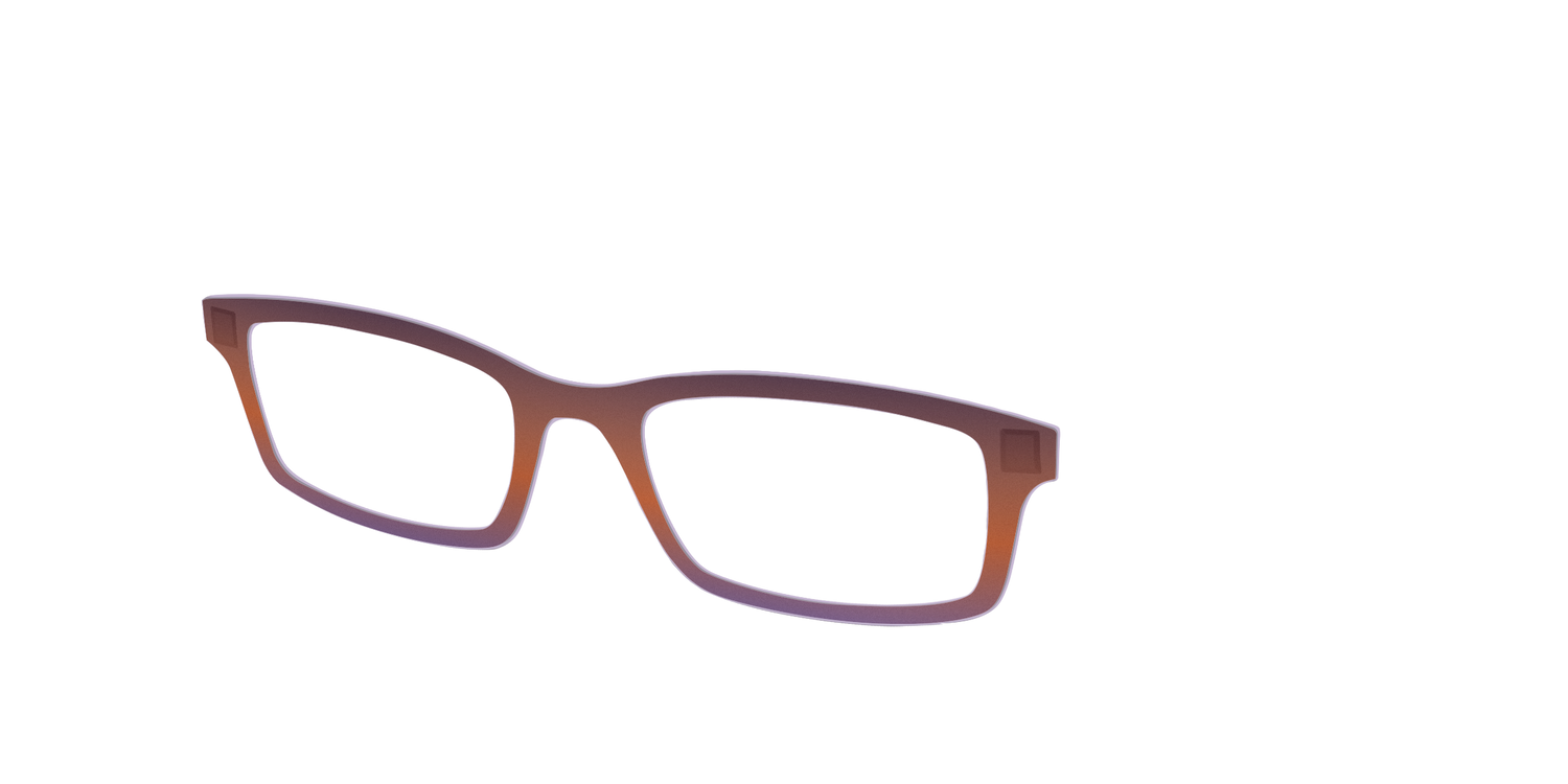 The Matte Midnight to Violet Gradient - Angle Top Image - Pair Eyewear