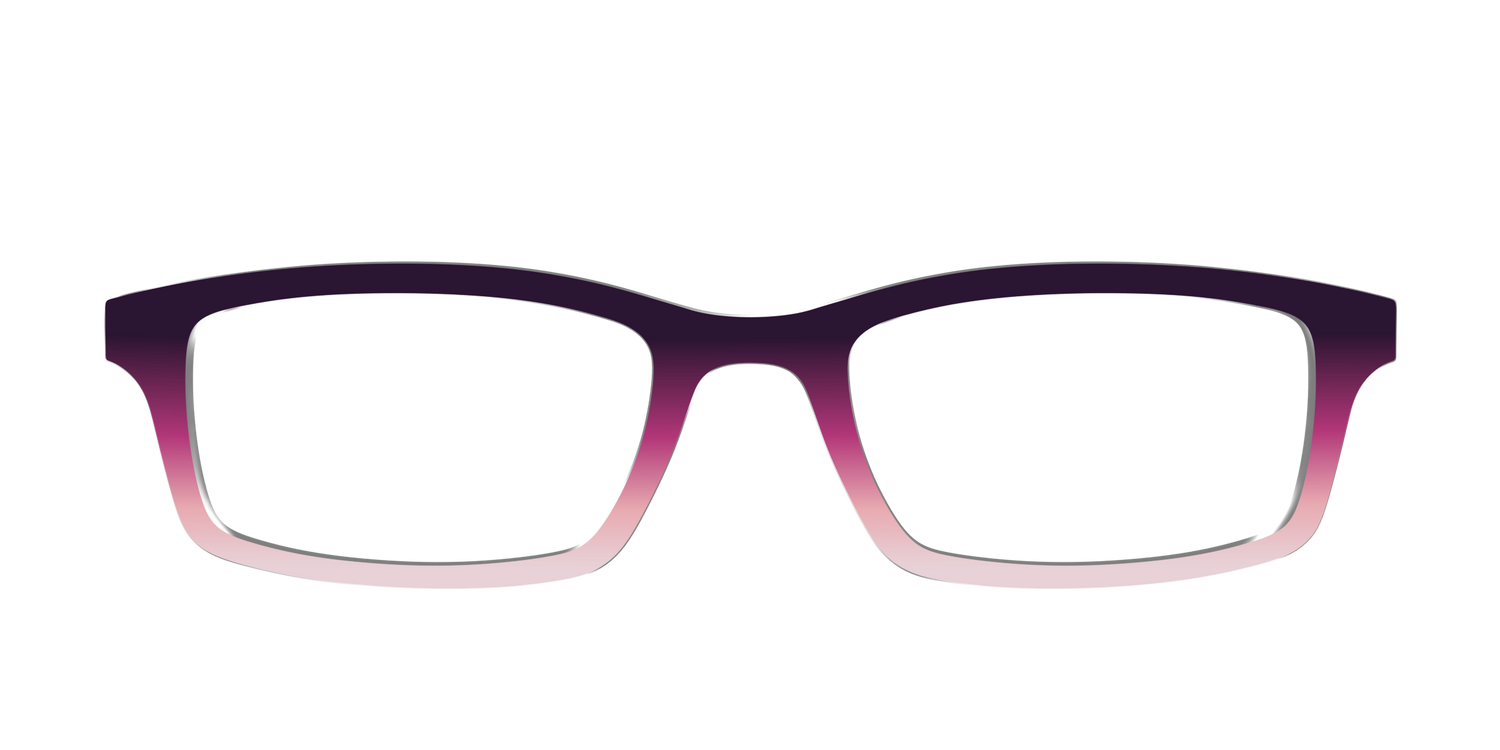 The Merlot to Rosewater Gradient - Front Top Image - Pair Eyewear