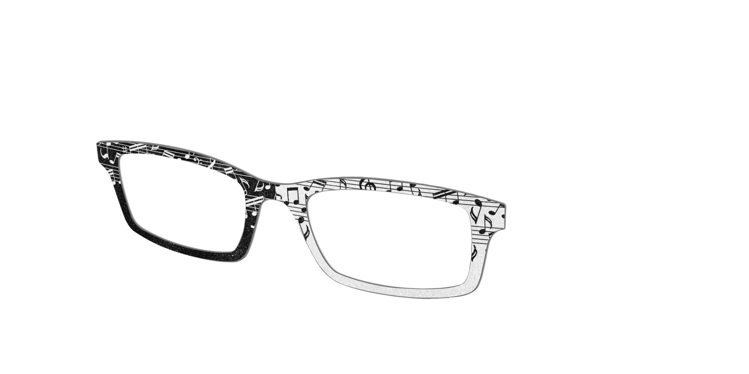 The Musical Shimmer Split - Angle Top Image - Pair Eyewear