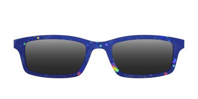 The Polarized Navy Holographic Bubbles Sun Top