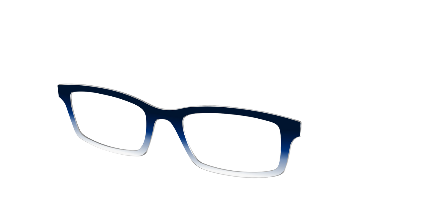 The Navy to White Gradient - Angle Top Image - Pair Eyewear