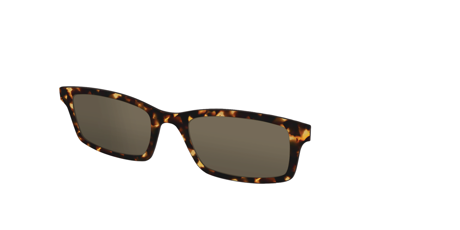 The Non-Polarized Tortoise Sun Top - Angle Top Image - Pair Eyewear