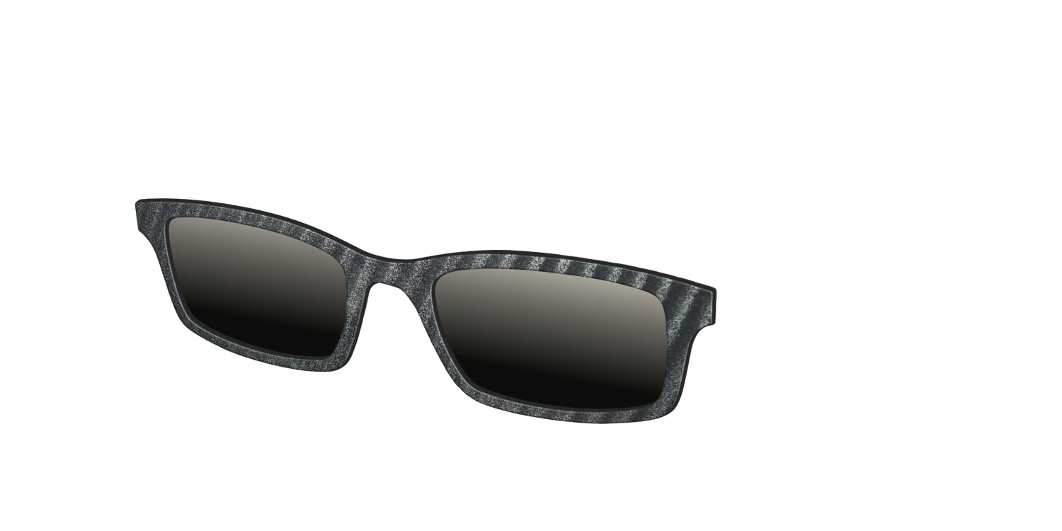 The Polarized Obsidian Stripe Sun Top