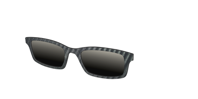 The Polarized Obsidian Stripe Sun Top