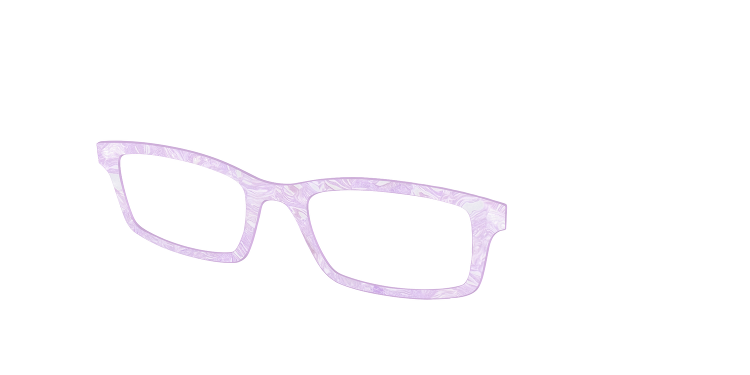 The Pale Iris Pearl Marble - Angle Top Image - Pair Eyewear