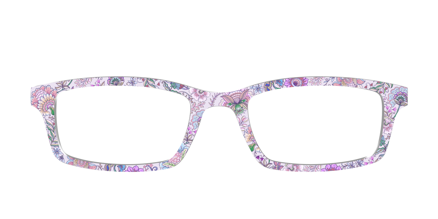 The Pale Petal Paisley - Front Top Image - Pair Eyewear