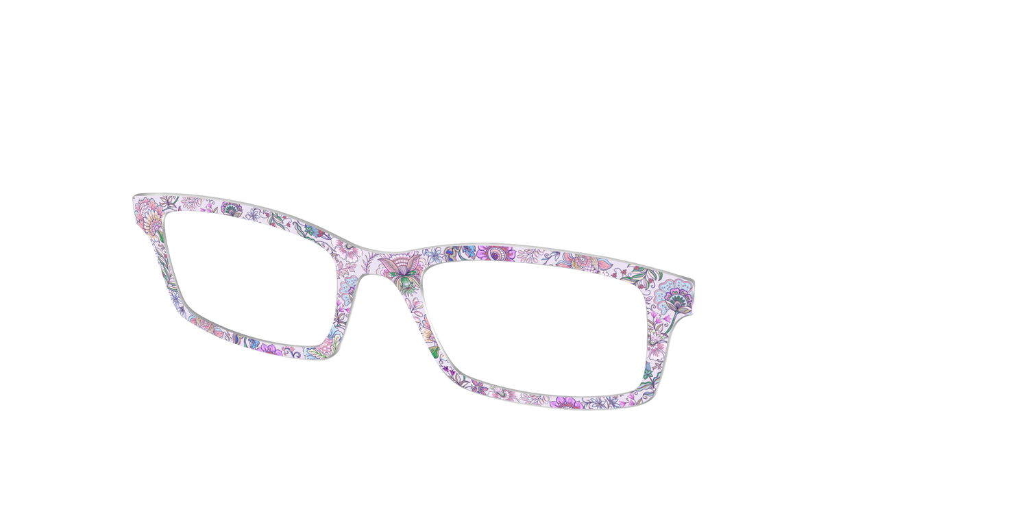 The Pale Petal Paisley - Angle Top Image - Pair Eyewear