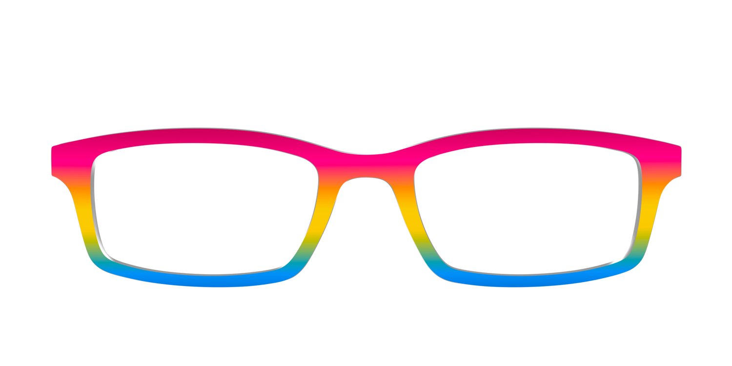 The Pansexual Gradient - Front Top Image - Pair Eyewear