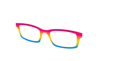 The Pansexual Gradient - Angle Top Thumbnail - Pair Eyewear