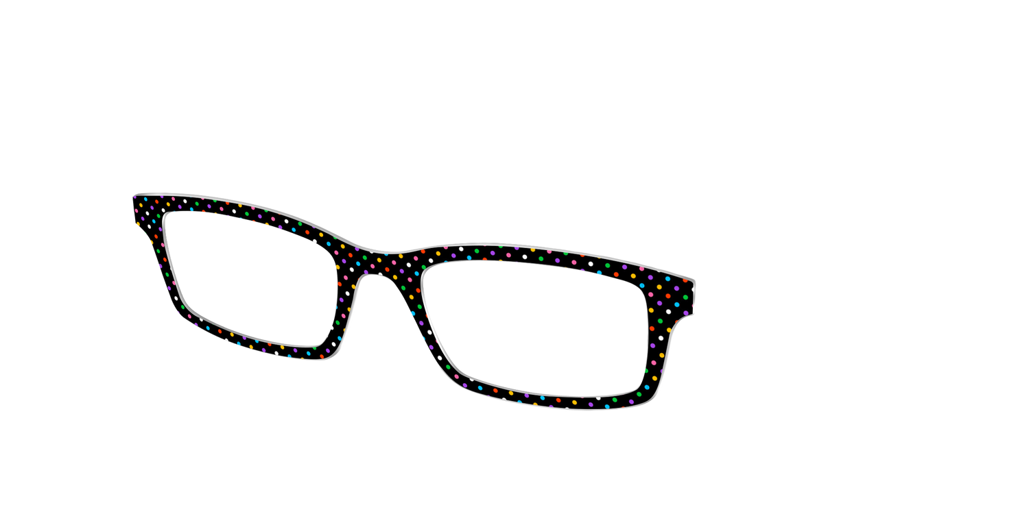 The Parade Polka Dots - Angle Top Image - Pair Eyewear