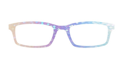 The Pastel Rainbow Prisms - Front Top Thumbnail - Pair Eyewear