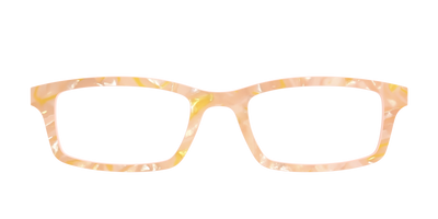 The Peach Creamsicle Pearl Marble - Front Top Thumbnail - Pair Eyewear