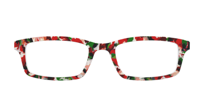 The Peppermint Bark Tort - Front Top Thumbnail - Pair Eyewear