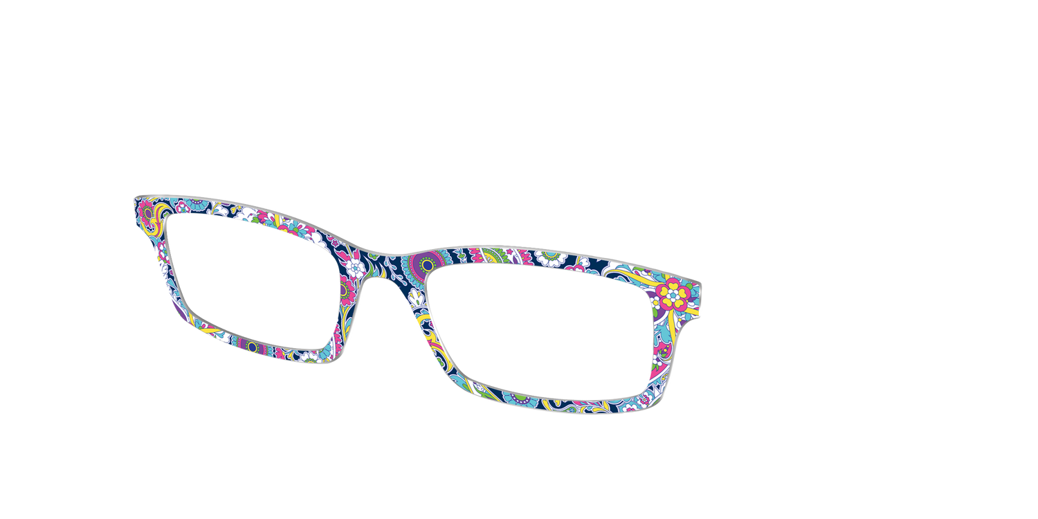 The Petal Paisley - Angle Top Image - Pair Eyewear