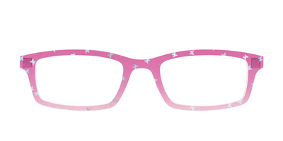 The Pink Butterfly Sparkle Crystal - Front Top Thumbnail - Pair Eyewear