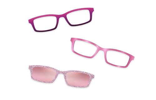 Pink Clear - Set - Pair Eyewear
