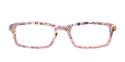 The Pink Conch Shell Pearl Crystal Split - Front Top Thumbnail - Pair Eyewear