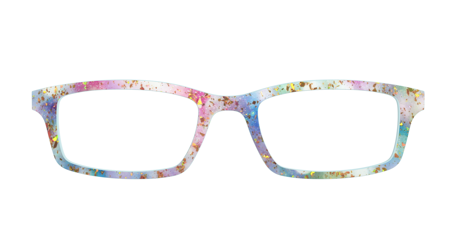 The Pixie Bokeh with Gold Flakes - Front Top Image - Pair Eyewear