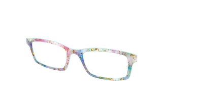 The Pixie Bokeh with Gold Flakes - Angle Top Thumbnail - Pair Eyewear