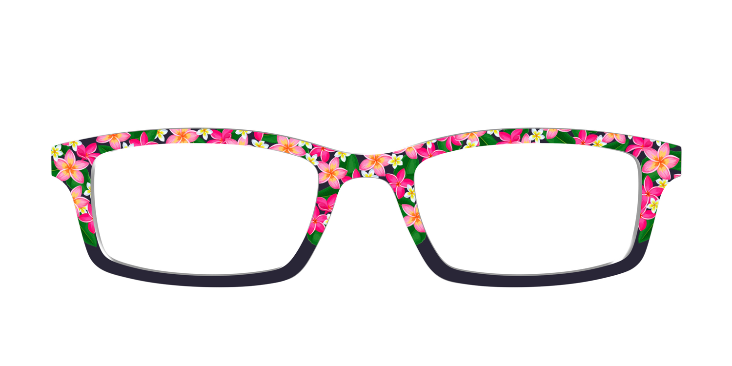 The Plumeria Crown - Front Top Image - Pair Eyewear