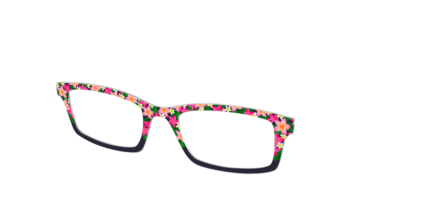 The Plumeria Crown - Angle Top Image - Pair Eyewear