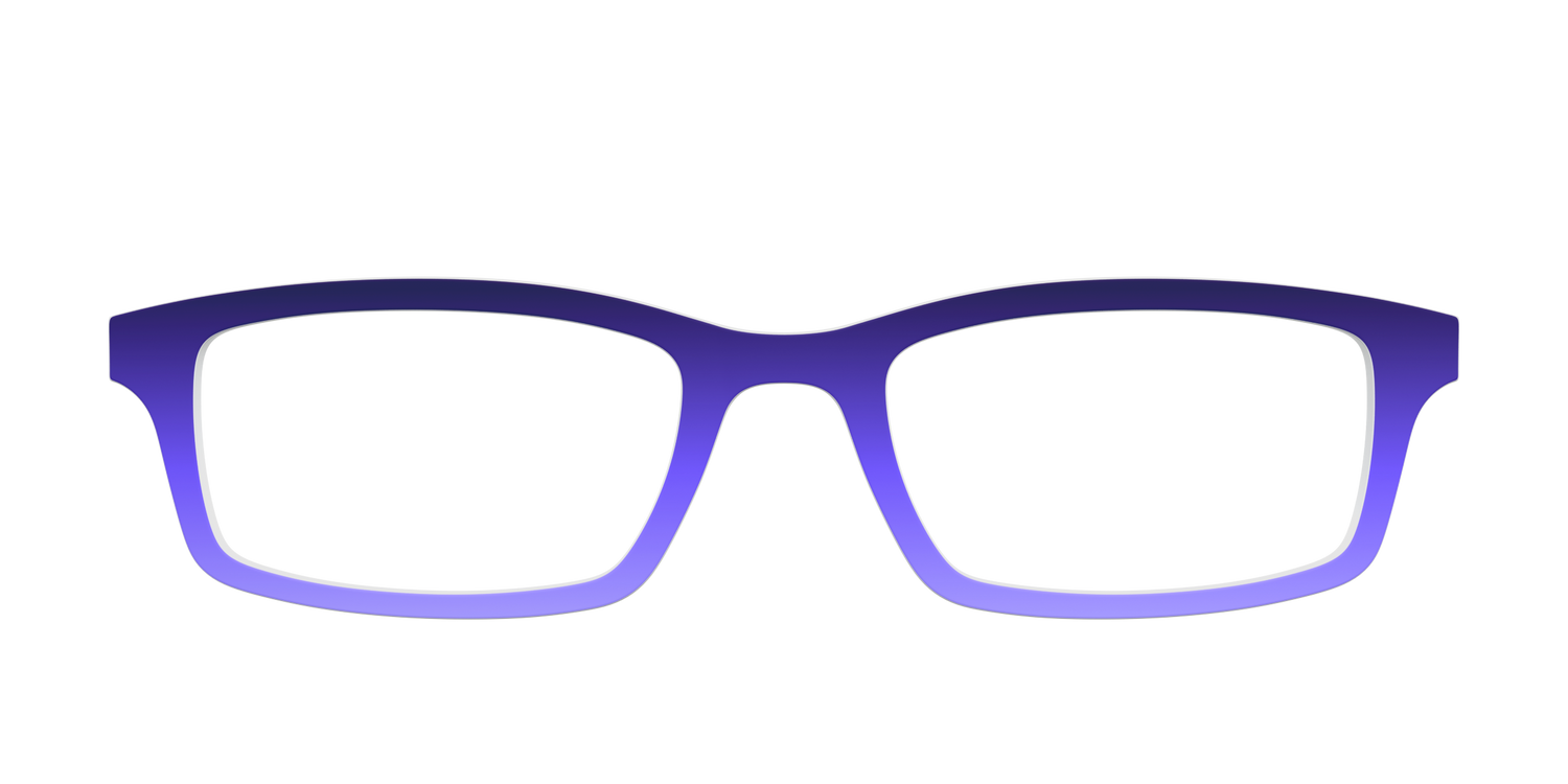 The Plum to Wisteria Gradient - Front Top Image - Pair Eyewear