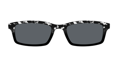 The Polarized Bold Black & White Tortoise Sun Top - Front Top Thumbnail - Pair Eyewear