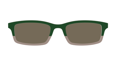 The Polarized Cedar & Sap Crystal Split Sun Top - Front Top Thumbnail - Pair Eyewear