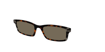 The Polarized Gray & Amber Tortoise Sun Top - Angle Top Thumbnail - Pair Eyewear