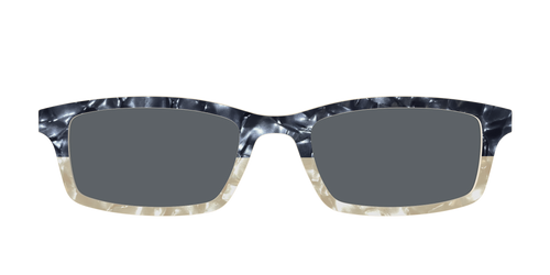 The Polarized Navy to Taupe Pearl Split Sun Top - Pair Eyewear