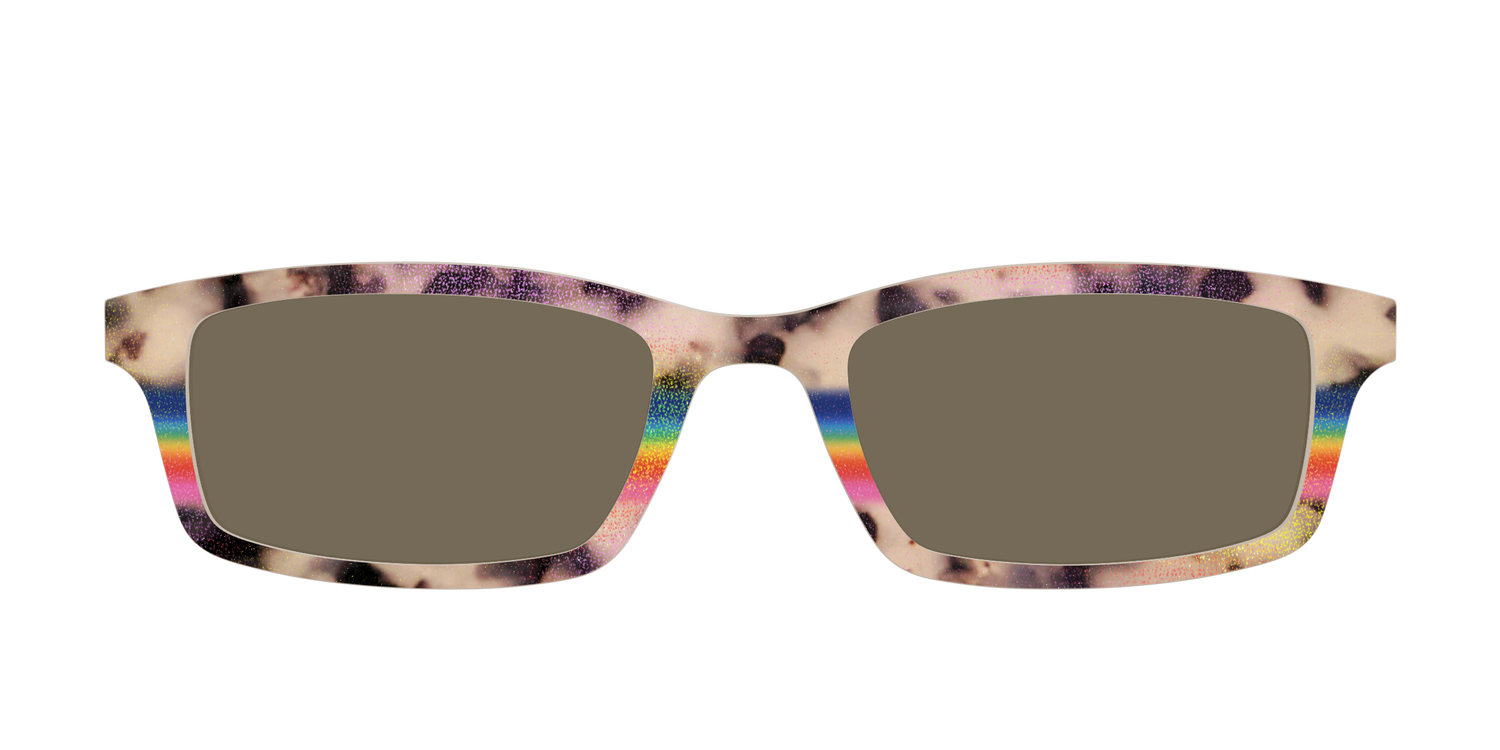 The Polarized Prism Split Tortoise Sun Top - Front Top Image - Pair Eyewear