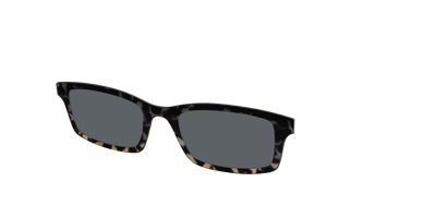 The Polarized Shadow Tortoise Sun Top - Angle Top Thumbnail - Pair Eyewear