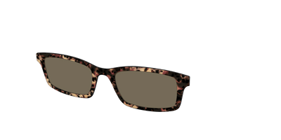 The Polarized Sienna Tortoise Sun Top - Angle Top Thumbnail - Pair Eyewear