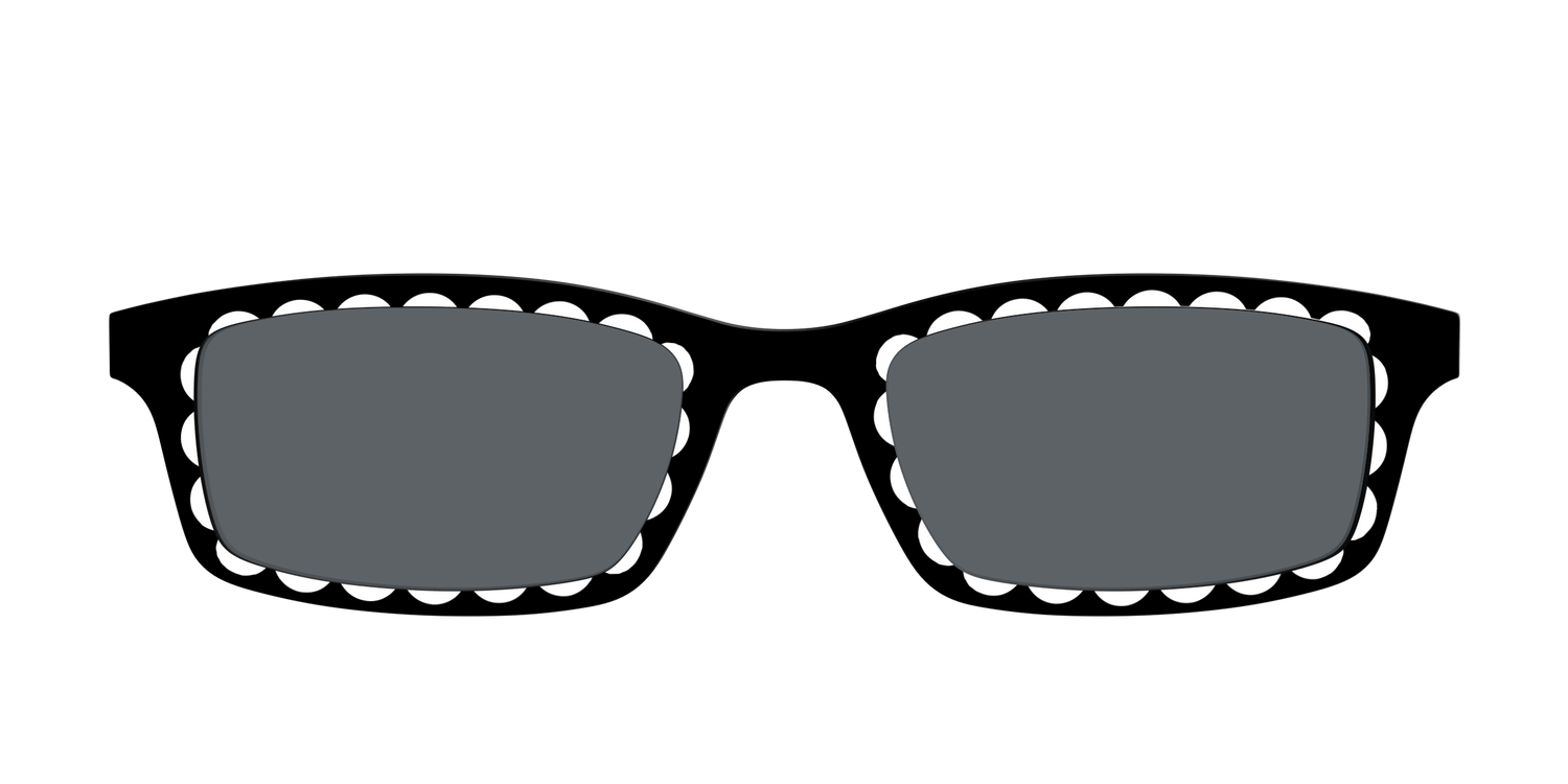 The Polarized Stylish Daisy Sun Top - Front Top Image - Pair Eyewear