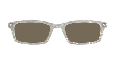 The Polarized White Quartz Pearl Sun Top - Front Top Thumbnail - Pair Eyewear