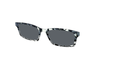The Polarized Zebra Pearl Split Sun Top - Angle Top Thumbnail - Pair Eyewear
