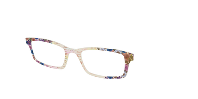 The Pressed Flowers with Foil Crystal - Angle Top Thumbnail - Pair Eyewear