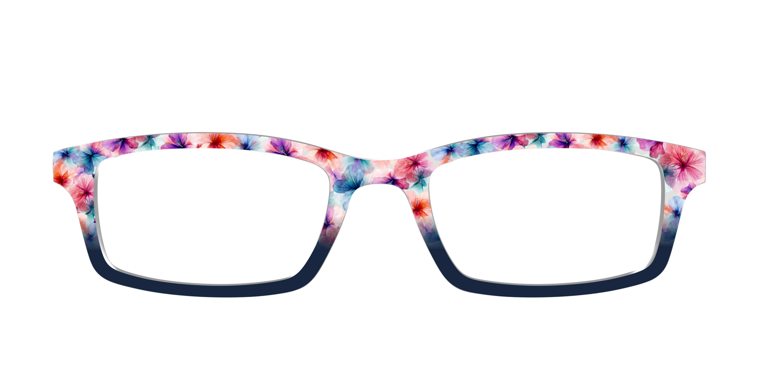 The Pressed Hibiscus - Front Top Image - Pair Eyewear