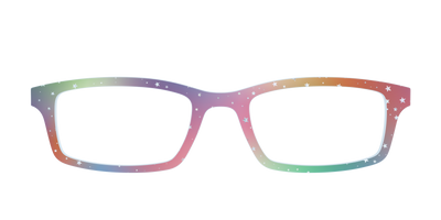 The Rainbow Holographic Celestial - Front Top Thumbnail - Pair Eyewear