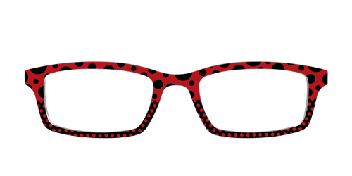 The Red Spotted Split - Pair Eyewear