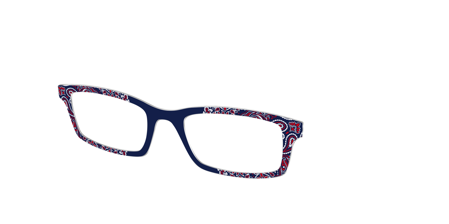 The Red White & Blue Bandana - Angle Top Image - Pair Eyewear