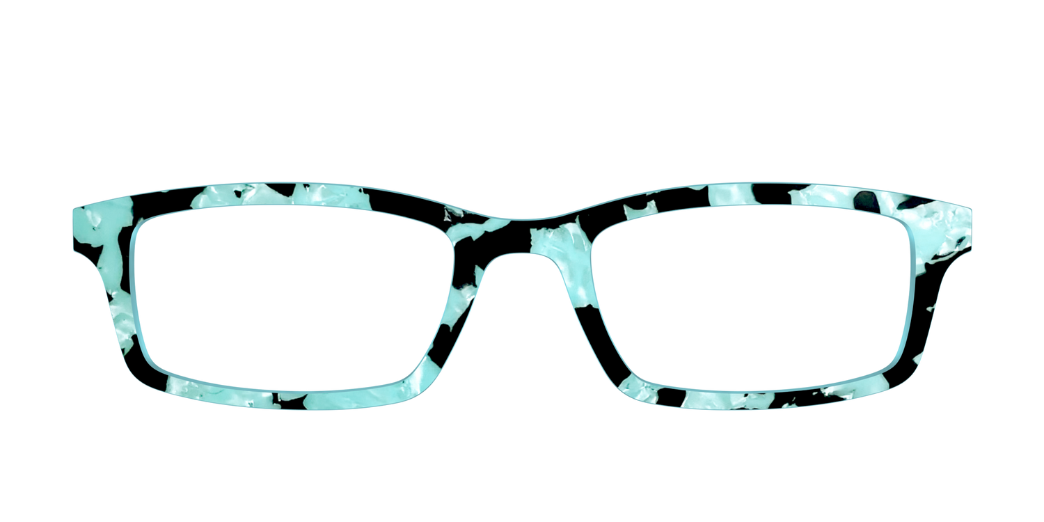 The Robin's Egg Pearl Tortoise - Front Top Image - Pair Eyewear
